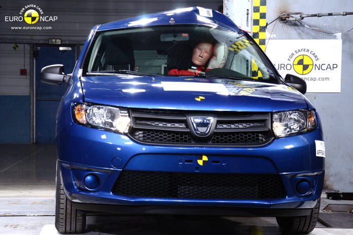 NCAP Dacia Sandero pole
