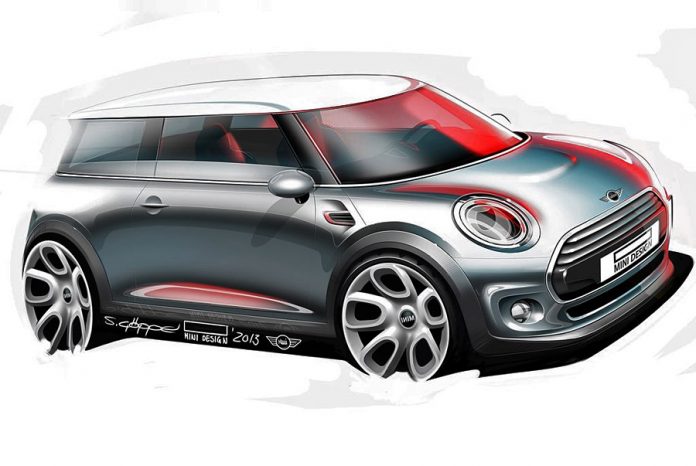 Mini Cooper sketch