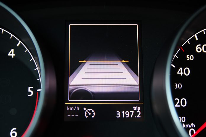VW adaptiv fartpilot screen
