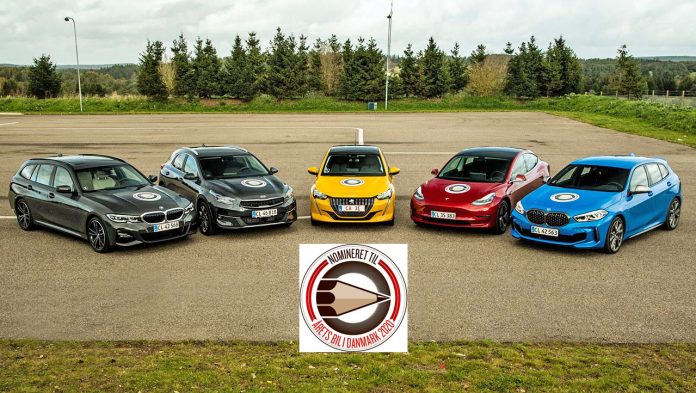 AAB 5 finalister Årets Bil i Danmark