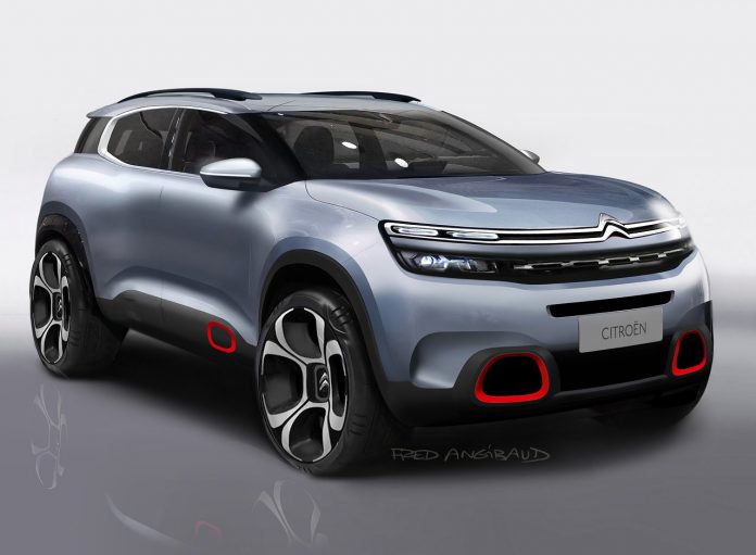 Citroen-C5_Aircross sketch c4
