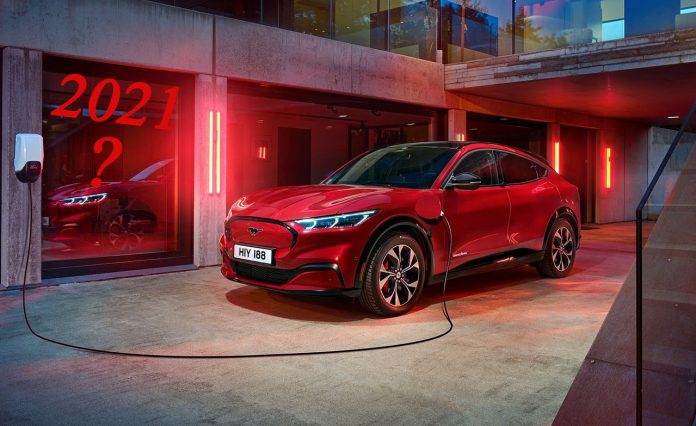 Mustang Mach e 2021 ford taber elbiler