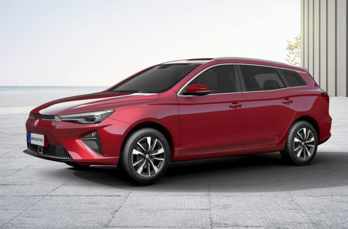 MG 5 EV facelift-2 elektriske stationcar
