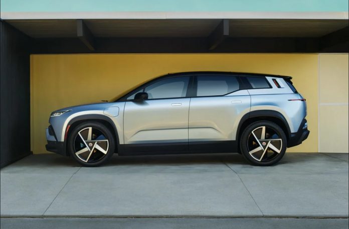 Fisker Ocean profil Fisker fabrik