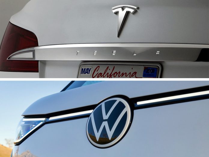 Tesla-VW elbiler