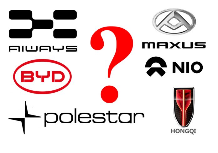 kinesiske bilmærker