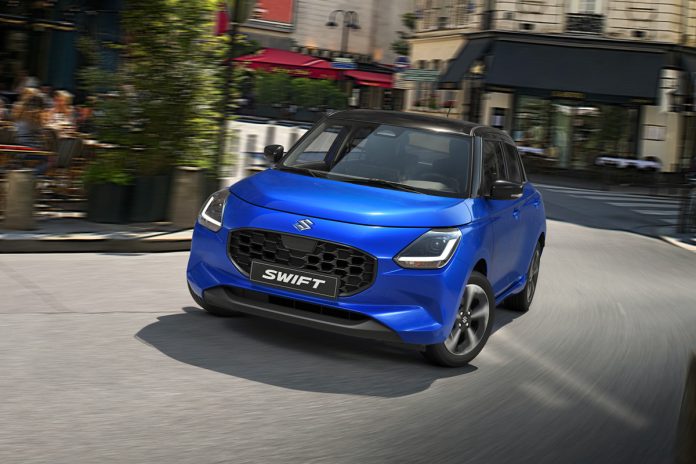 Suzuki Swift 2024_Blue suzuki swift