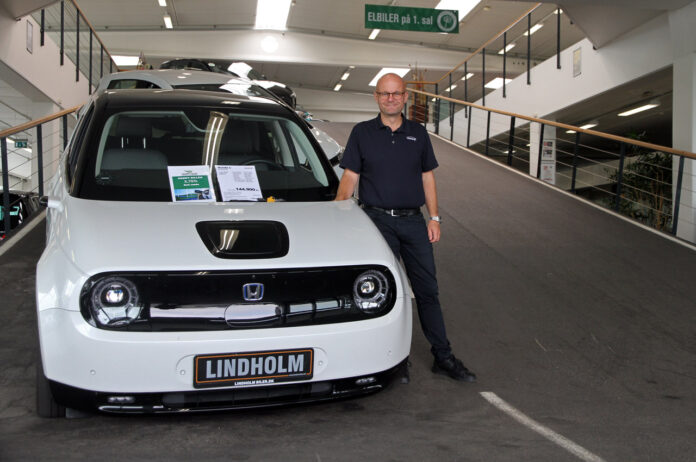 Lindholm Bollerslev Honda e elbiler salget