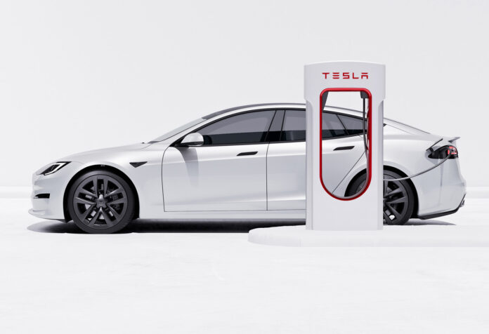 Tesla Model S supercharger