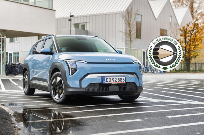 Kia EV3 m ÅB logo Kia EV3