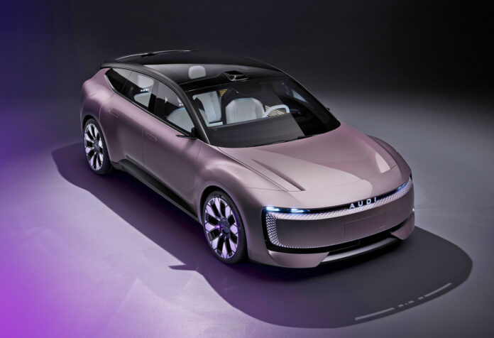 AUDI E concept audi logo