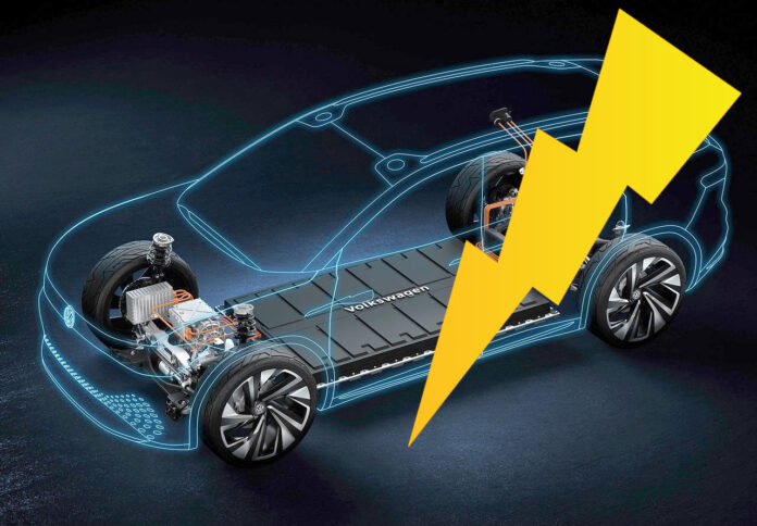 VW batteri lyn vw 800 volt