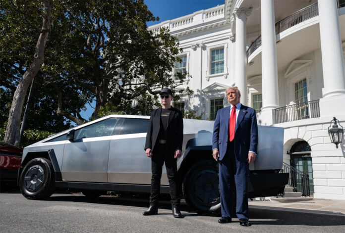 Musk Trump White House trump tesla